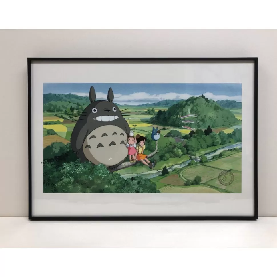 Maison Ghibli Cel Art Totoro On A Summer Day - Studio Ghibli- Cel Art - Studio Ghibli