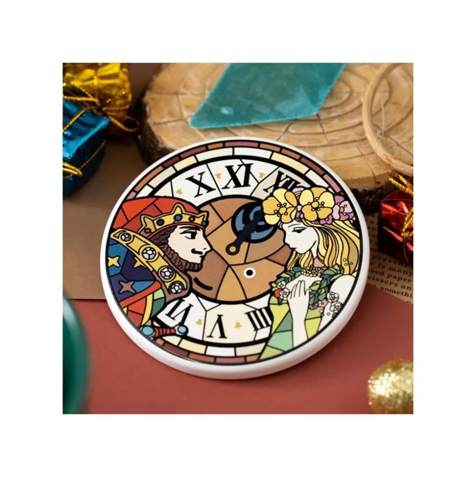 Maison Ghibli Ceramic Coaster King Of Dwarf & Princess - Whisper Of The Heart- Kitchenware