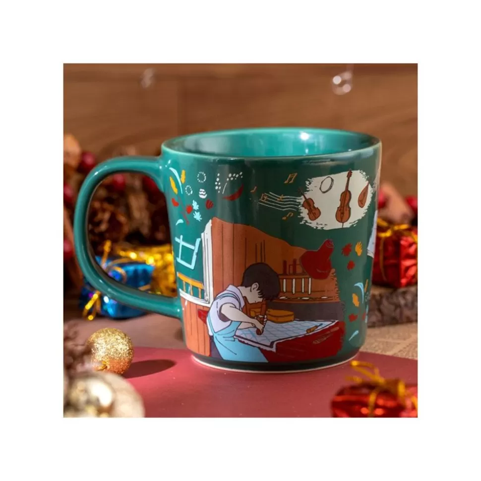 Maison Ghibli Ceramic Mug Seiji'S Workshop - Whisper Of The Heart- Kitchenware