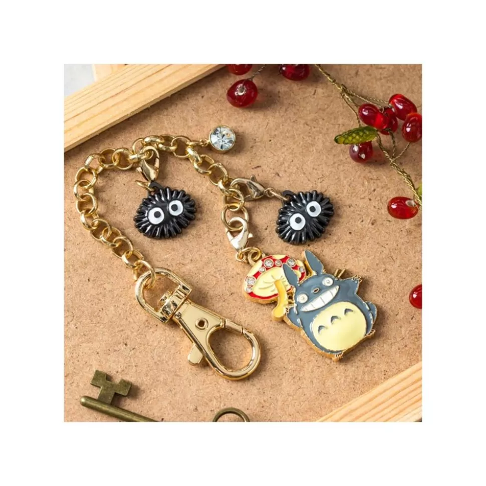 Maison Ghibli Charm Chain Big Totoro & Mushroom - My Neighbor Totoro- Straps