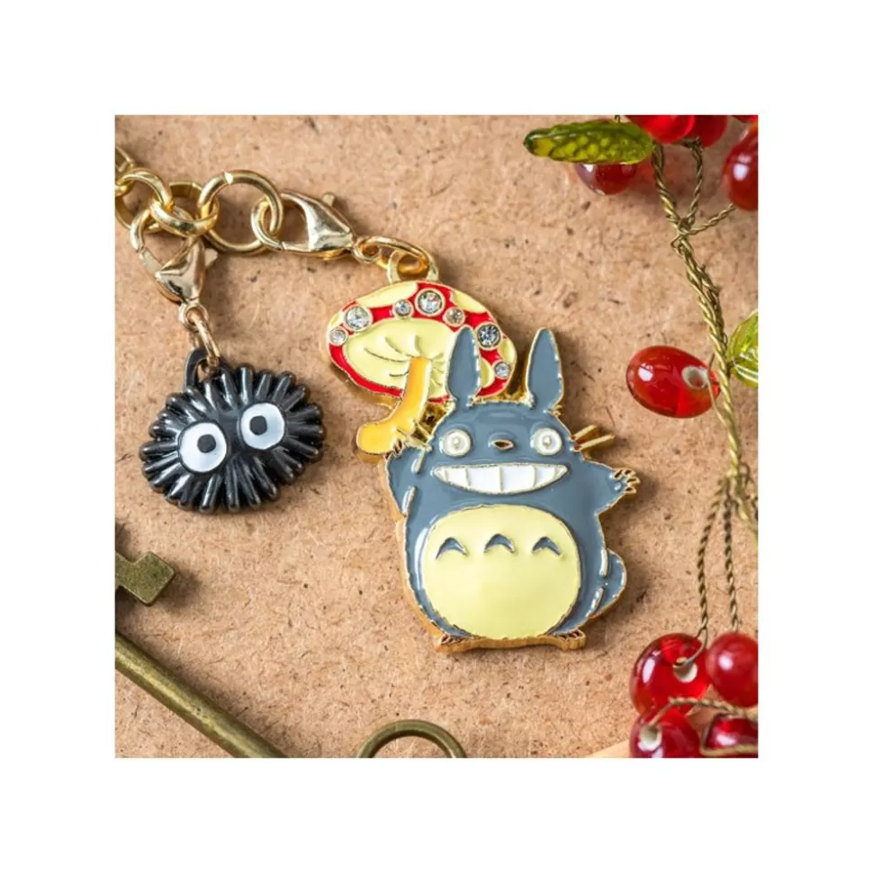 Maison Ghibli Charm Chain Big Totoro & Mushroom - My Neighbor Totoro- Straps