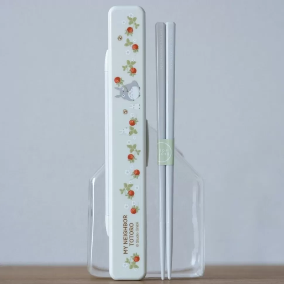 Maison Ghibli Chopsticks Box Set 18 Cm Rasberry Collection - My Neighbor Totoro- Kitchenware