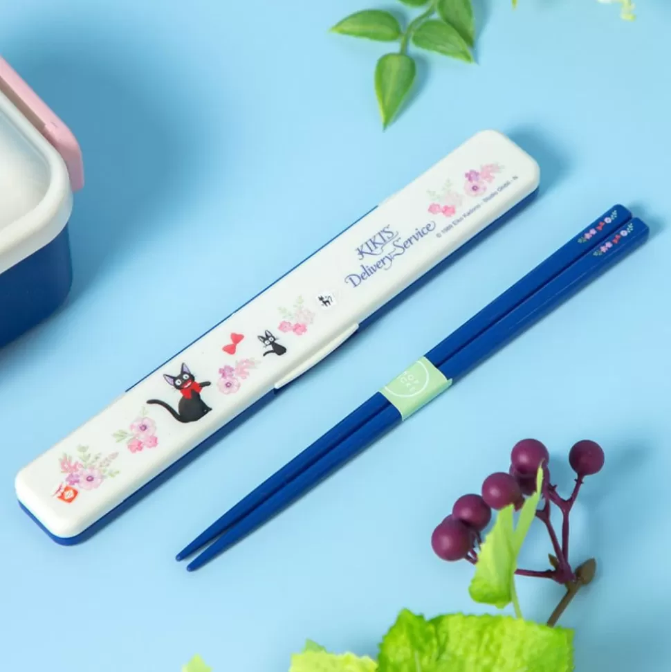 Maison Ghibli Chopsticks Box Set 18Cm Jiji Flower Garland - Kiki'S Delivery Service- Kitchenware