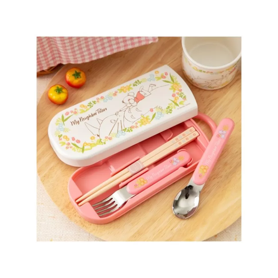 Maison Ghibli Chopsticks Spoon Fork Set Mei & Totoro - My Neighbor Totoro- Kitchenware