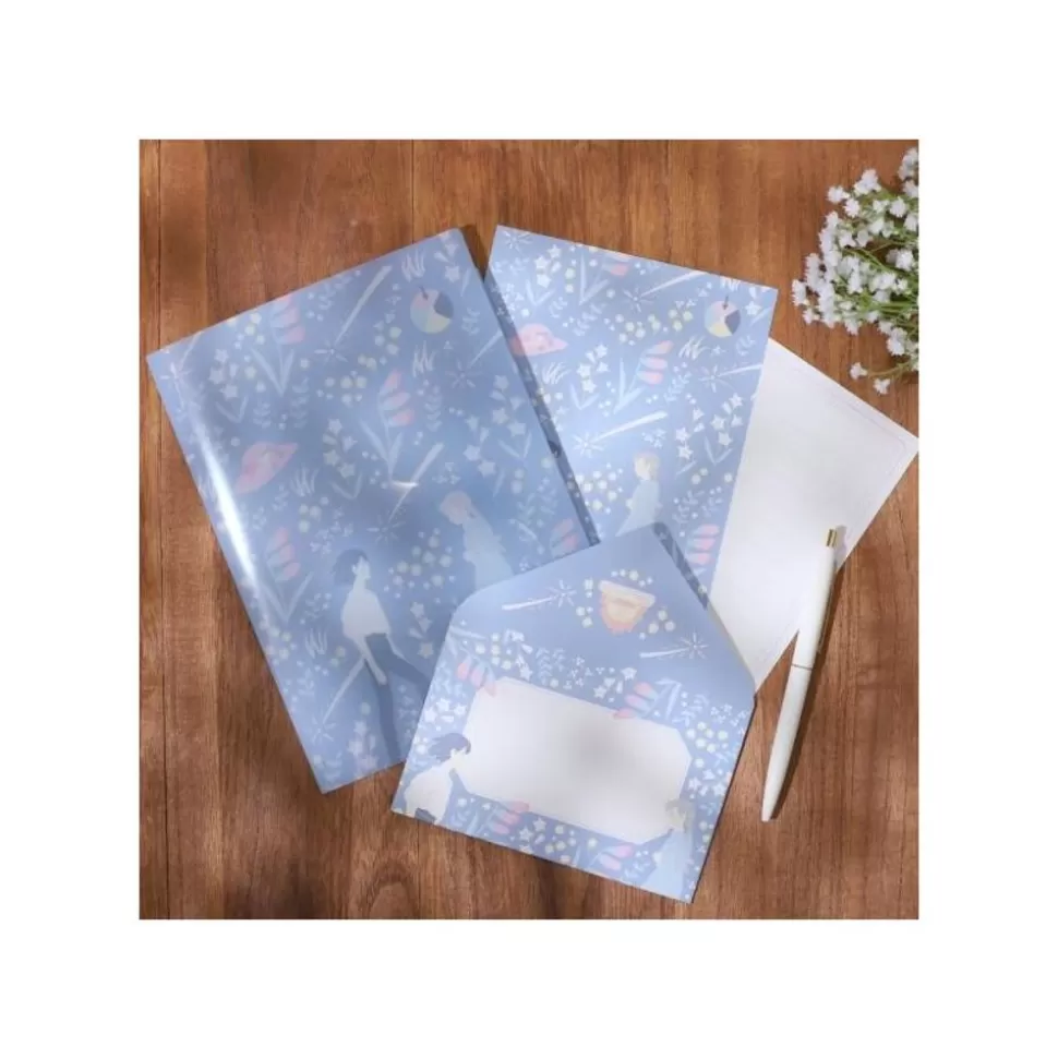 Maison Ghibli Clear Folder & Letter Set Sophie And Haru - Howl'S Moving Castle- Postcards And Letter Papers