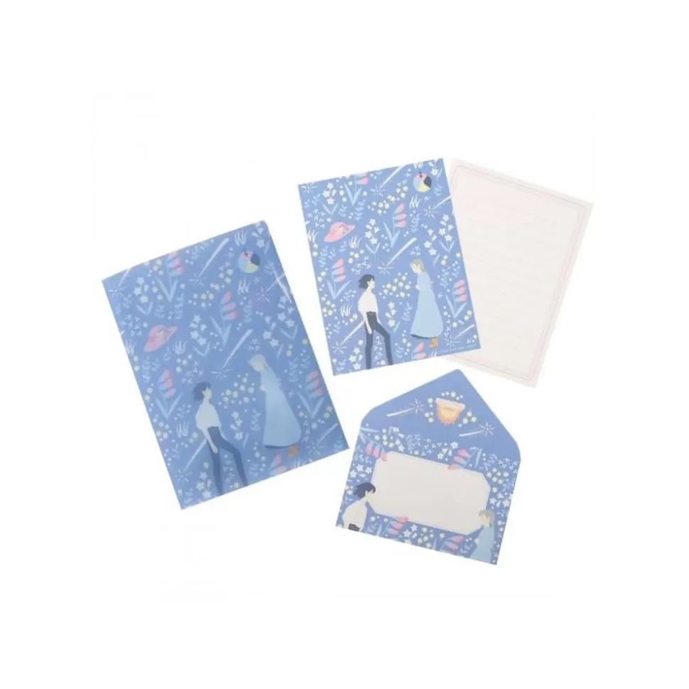 Maison Ghibli Clear Folder & Letter Set Sophie And Haru - Howl'S Moving Castle- Postcards And Letter Papers