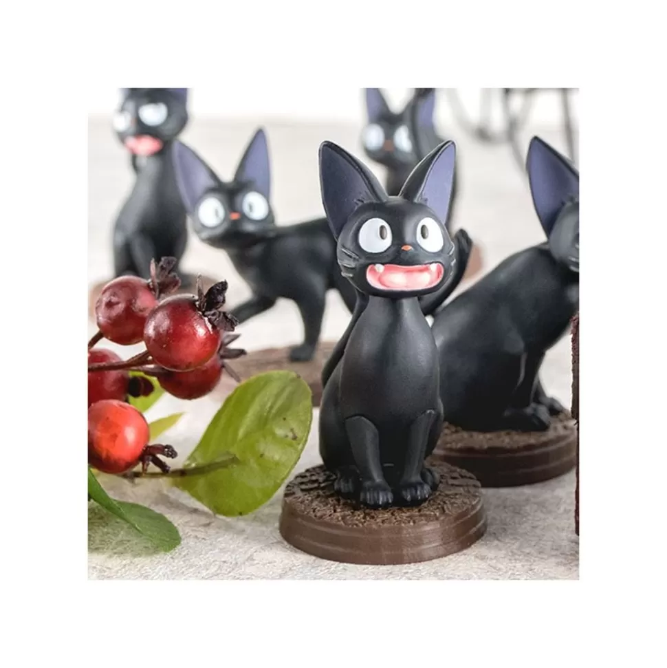 Maison Ghibli Collection Jiji Assorted 6 Figurines - Kiki'S Delivery Service- Figurines