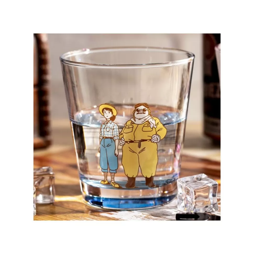 Maison Ghibli Decorated Glass Marco & Fio - Porco Rosso- Kitchenware