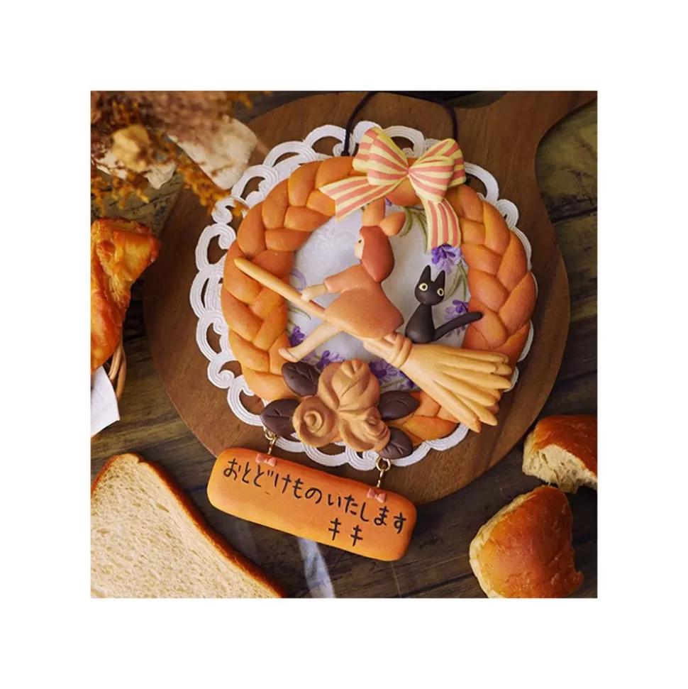 Maison Ghibli Decoration Kiki And Jiji Bread Wreath - Kiki'S Delivery Service- Decoration