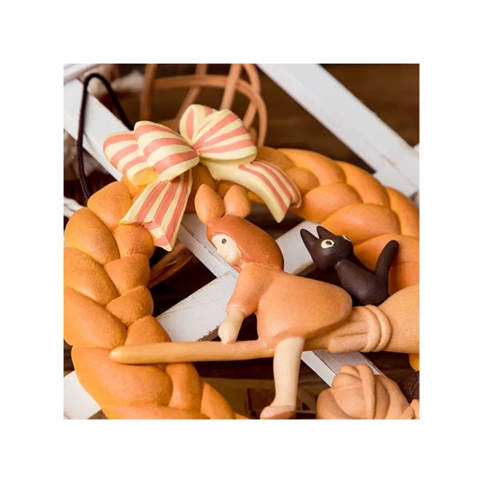 Maison Ghibli Decoration Kiki And Jiji Bread Wreath - Kiki'S Delivery Service- Decoration