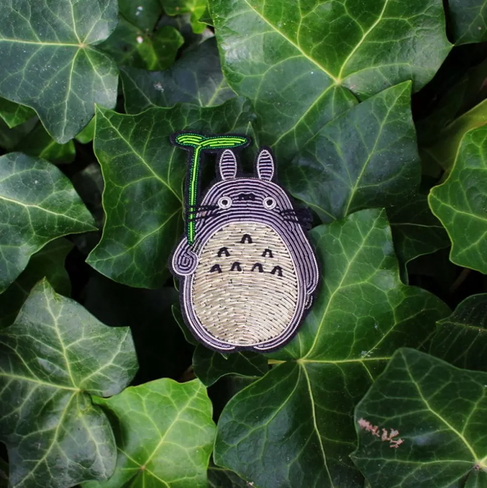 Maison Ghibli Embroidered Jewel Brooch Big Totoro - My Neighbor Totoro- Pins