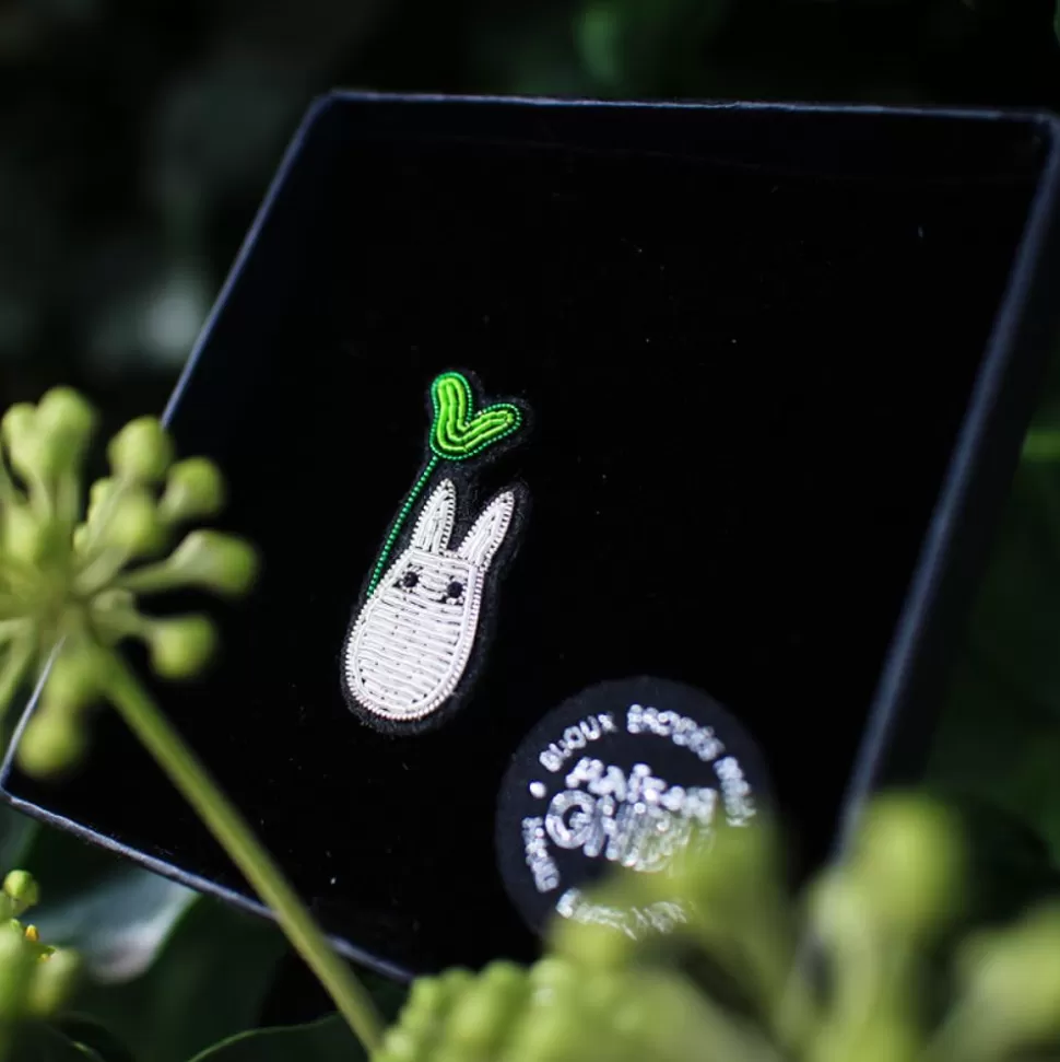 Maison Ghibli Embroidered Jewel Brooch Small Totoro - My Neighbor Totoro- Pins