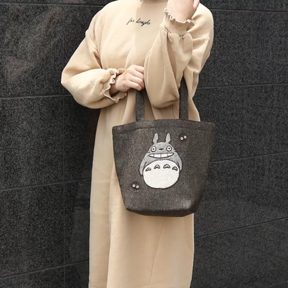 Maison Ghibli Embroidered Moon Bag Totoro - My Neighbor Totoro- Bags