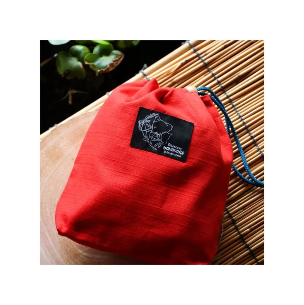 Maison Ghibli Embroidered Pouch With Cord Ashitaka - Princess Mononoke- Bags