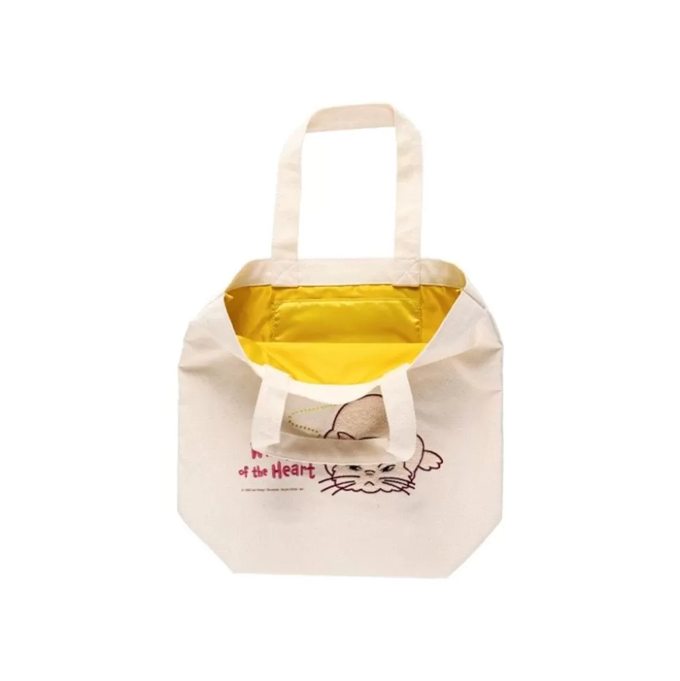 Maison Ghibli Embroidery Canvas Tote Bag The Path Of Twos - Whisper Of The Heart- Bags