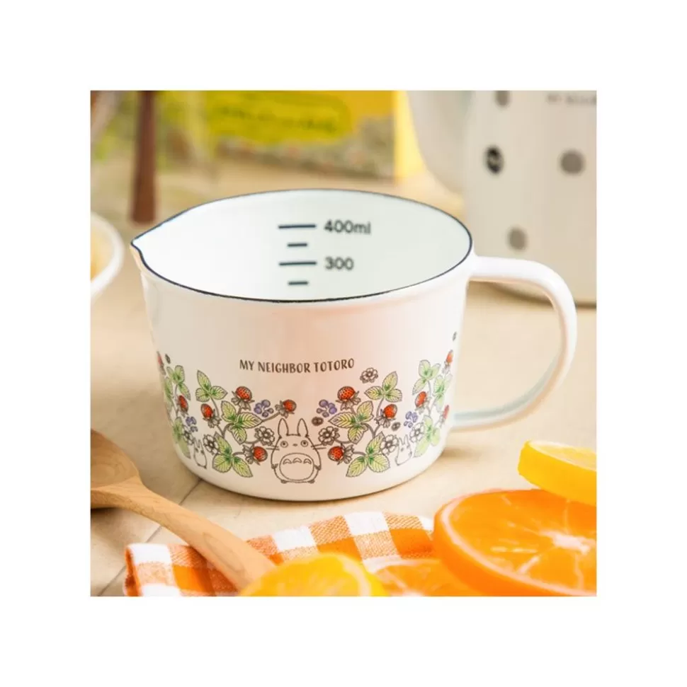 Maison Ghibli Enamel Measuring Cup Soot Sprites 450Ml - My Neighbor Totoro- Kitchenware
