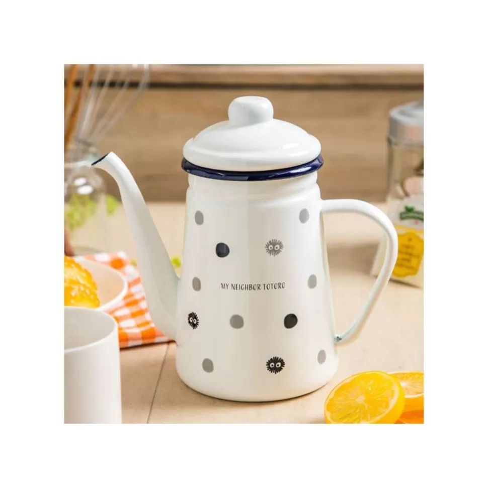 Maison Ghibli Enamel Tea Pot Soot Sprites 1,1L - My Neighbor Totoro- Kitchenware