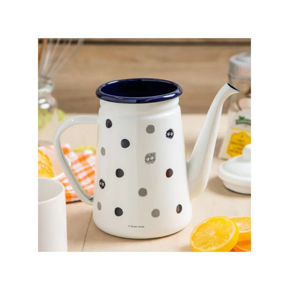 Maison Ghibli Enamel Tea Pot Soot Sprites 1,1L - My Neighbor Totoro- Kitchenware