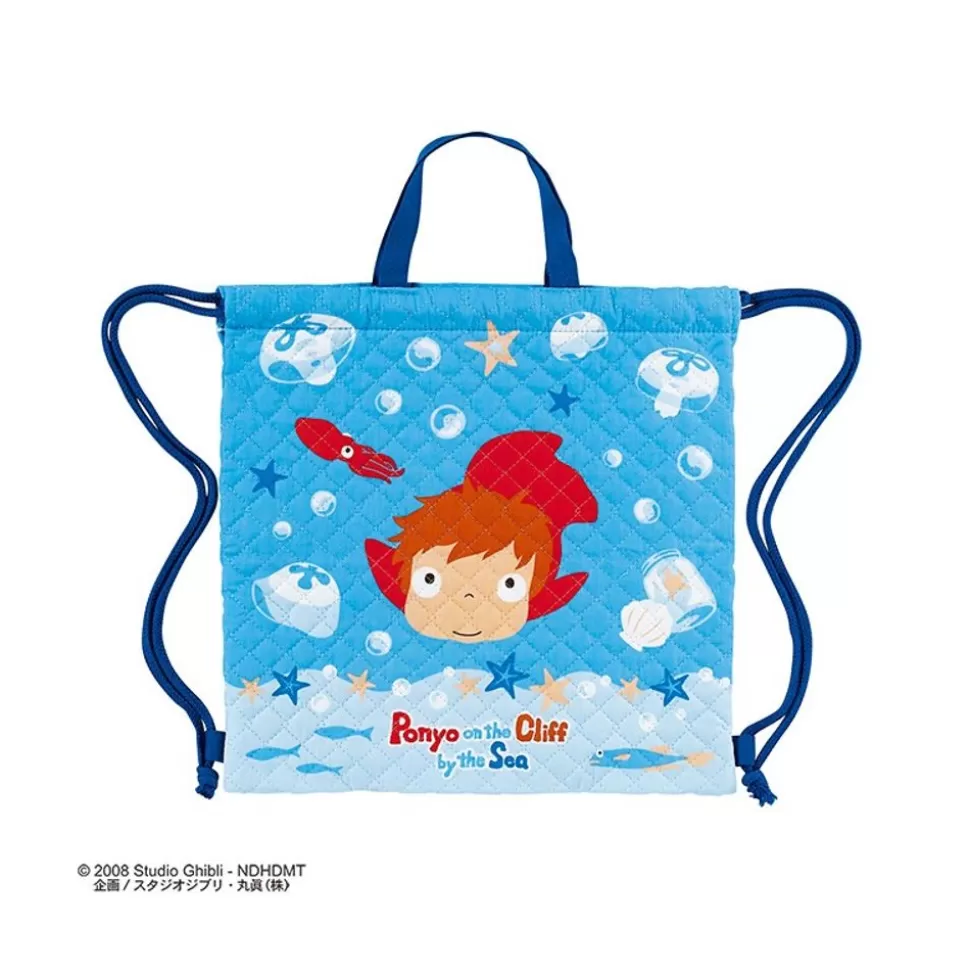 Maison Ghibli Foldable Backpack Ponyo In The Ocean 35X35 - Ponyo On The Cliff- Bags