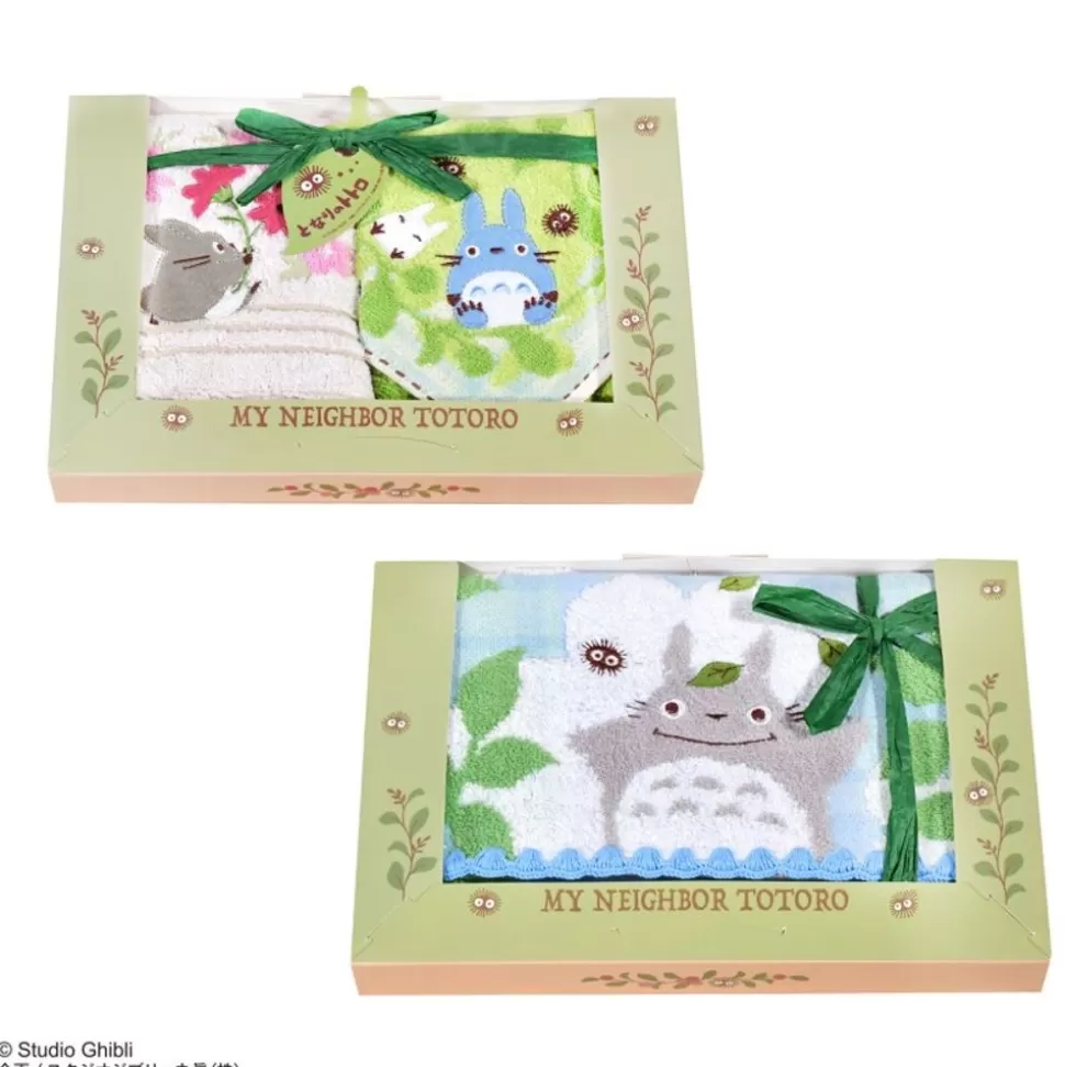 Maison Ghibli Gift Box 3 Towels Forest Sunshine - My Neighbor Totoro- Household Linen