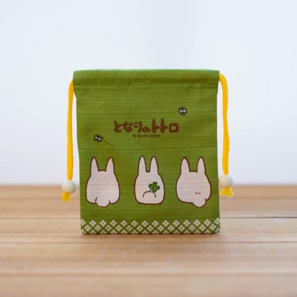 Maison Ghibli Green Cloth Bag Small Totoro - My Neighbor Totoro- Bags