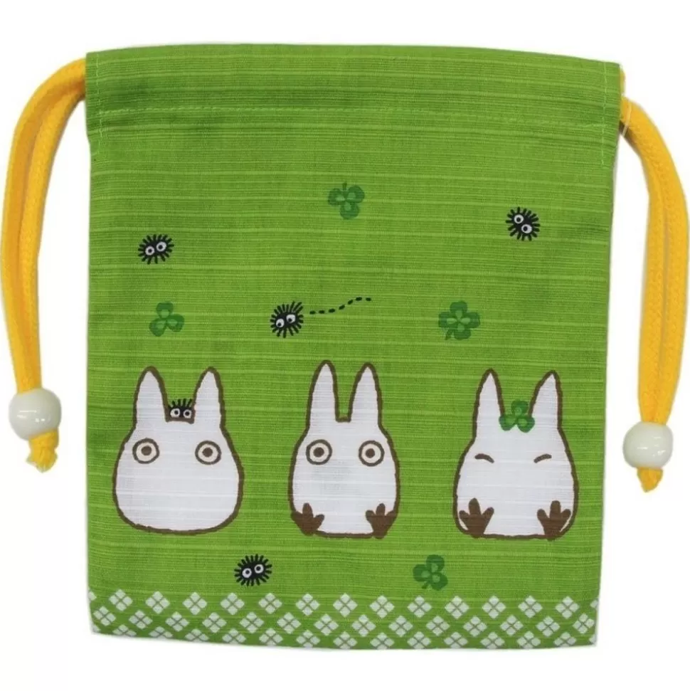 Maison Ghibli Green Cloth Bag Small Totoro - My Neighbor Totoro- Bags