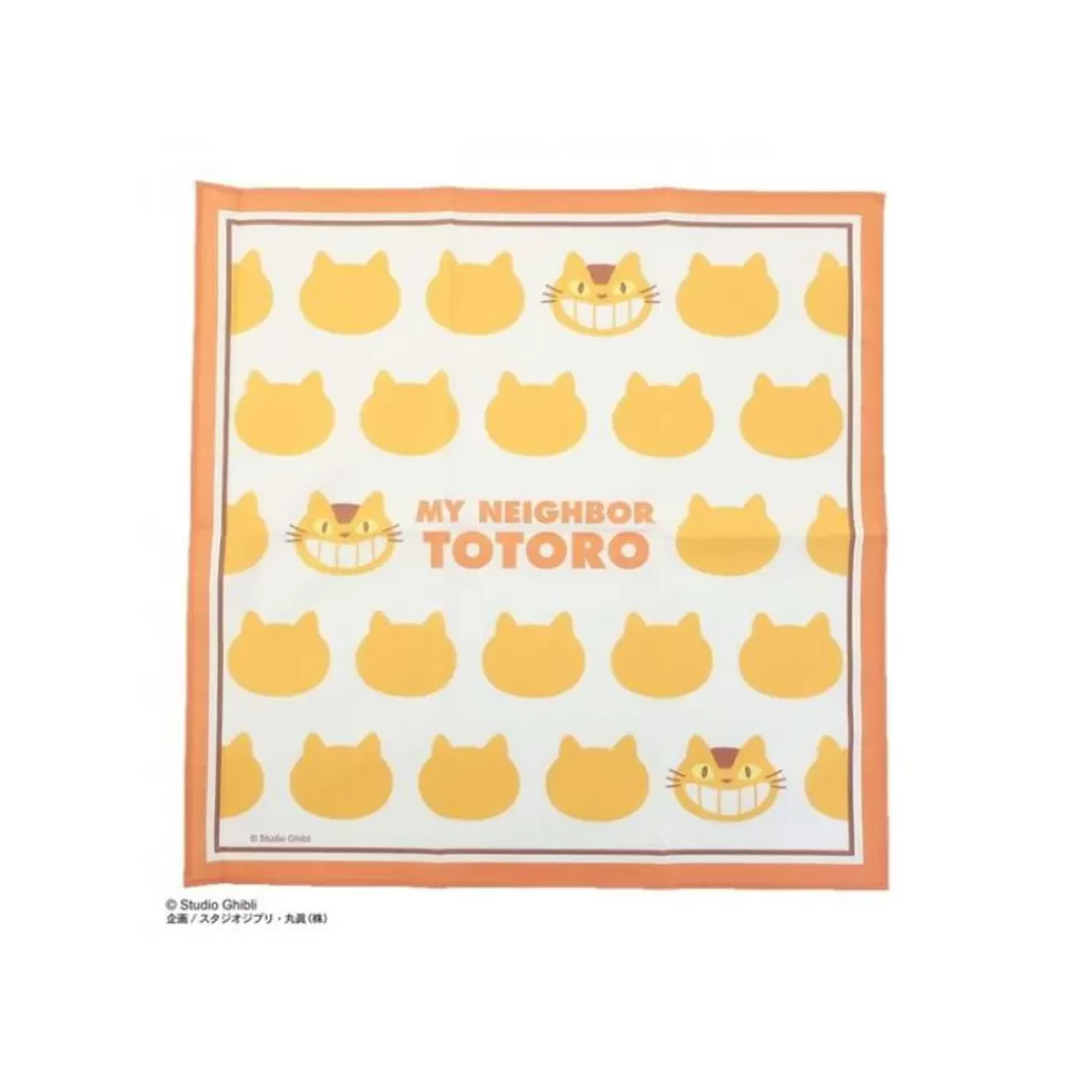 Maison Ghibli Handkerchief Catbus Silhouette 43 X 43 Cm - My Neighbor Totoro- Outfits
