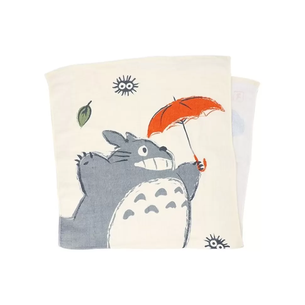 Maison Ghibli Imabari Large Bath Towel Big Totoro Umbrella 60X120 Cm - My Neighbor- Household Linen
