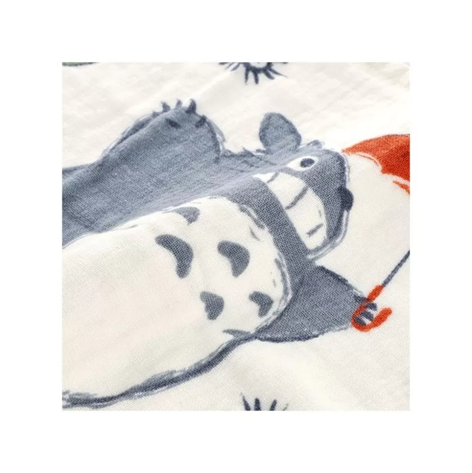 Maison Ghibli Imabari Large Bath Towel Big Totoro Umbrella 60X120 Cm - My Neighbor- Household Linen