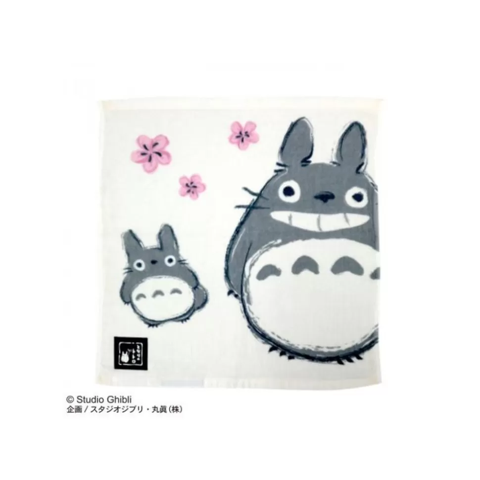 Maison Ghibli Imabari Mini Towel Totoro Sakura 34X36 Cm - My Neighbor Totoro- Household Linen
