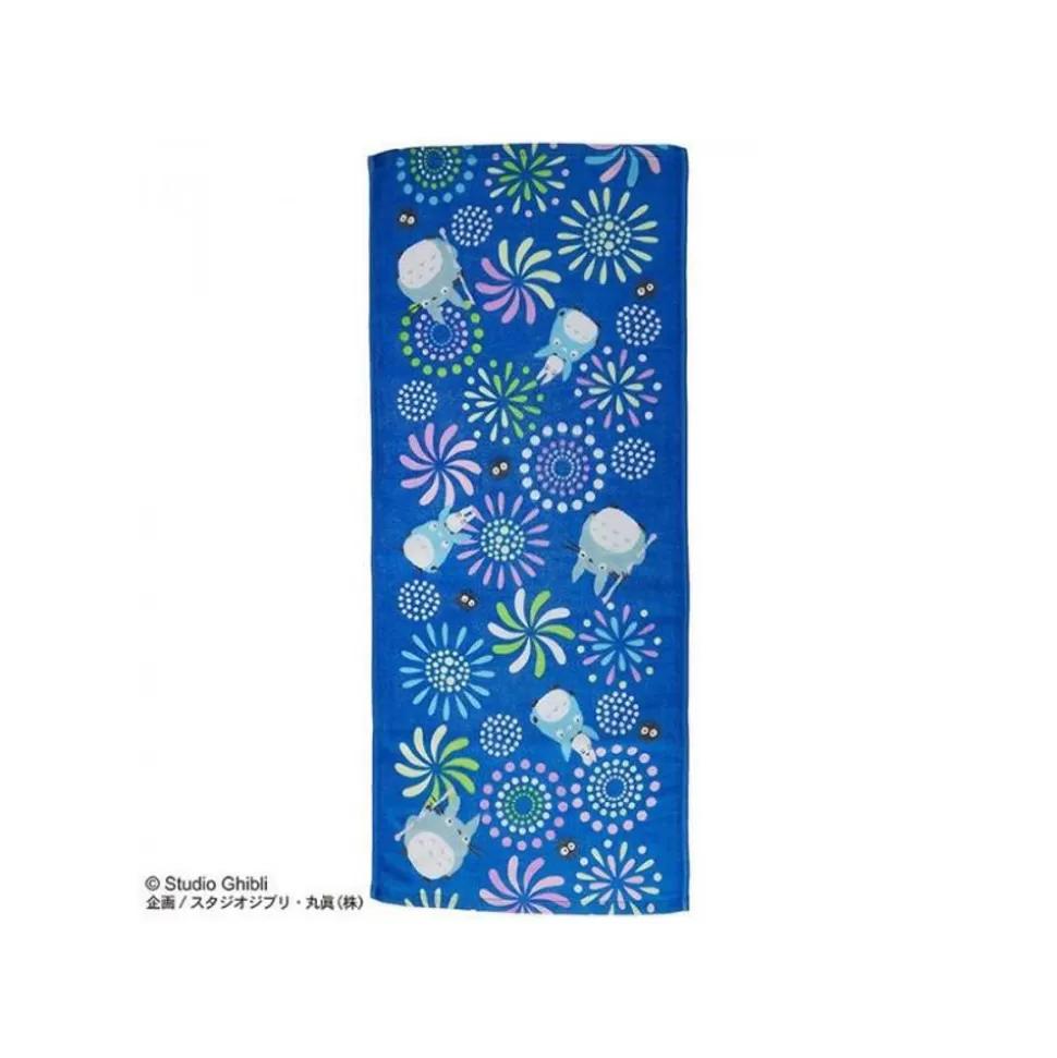 Maison Ghibli Imabari Towel Totoro Fireworks 34X80 Cm - My Neighbor Totoro- Household Linen