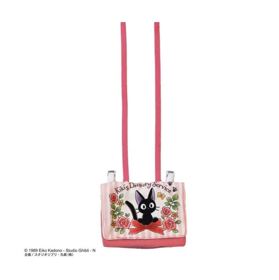 Maison Ghibli Jiji With Ribbons Pochette 11 X 14,5 X 3 Cm - Kiki'S Delivery Service- Accessories
