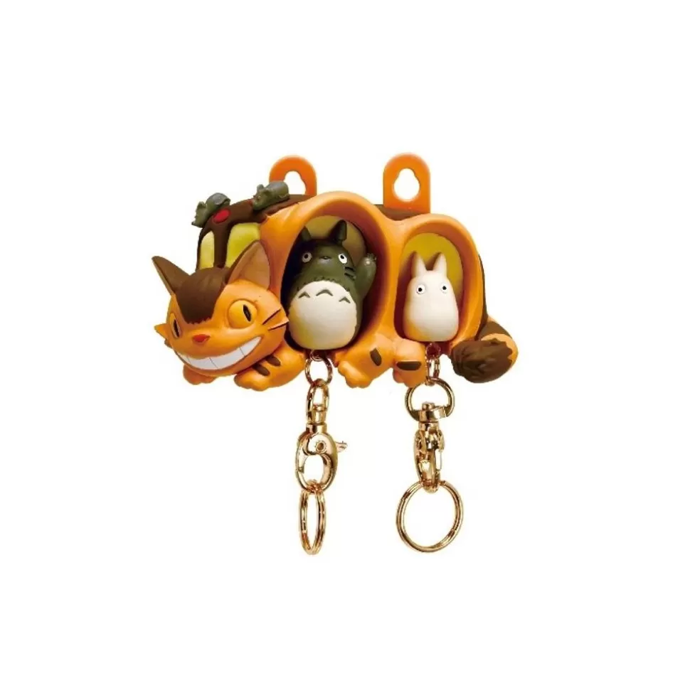 Maison Ghibli Key Holder Cat Bus Et Totoro - My Neighbor Totoro- Keychains