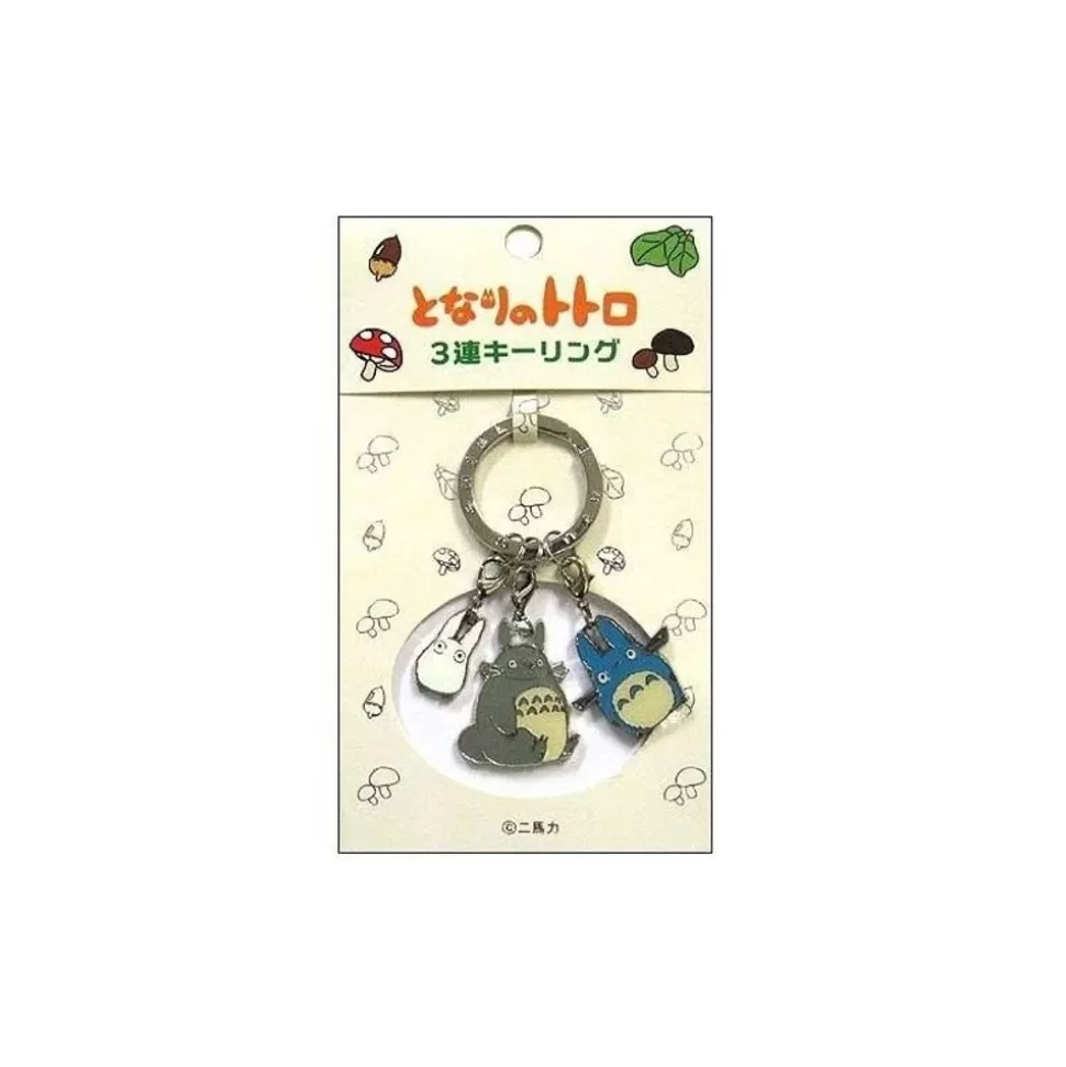 Maison Ghibli Key Holder Totoro 3 Pieces - My Neighbor Totoro- Keychains
