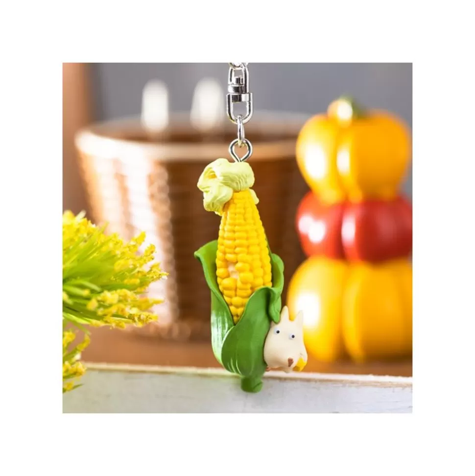 Maison Ghibli Keychain Soot Sprite In Corn With Totoro - My Neighbor Totoro- Keychains