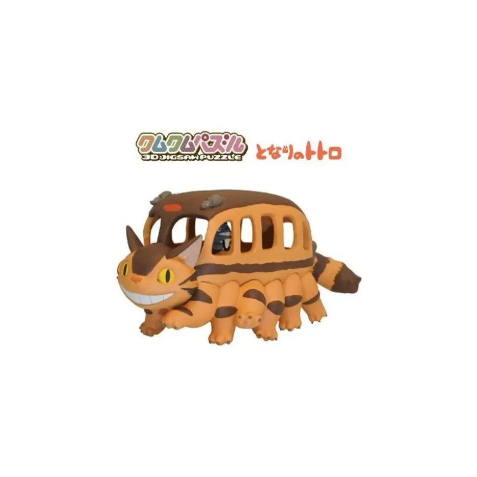 Maison Ghibli Kumukumu 3D Jigsaw Puzzle Catbus - My Neighbor Totoro- Jigsaw Puzzle