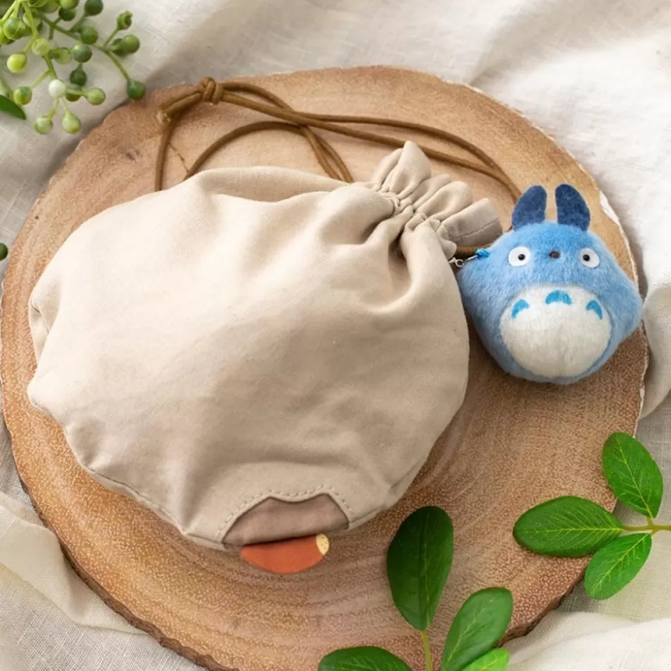 Maison Ghibli Laced Pouch With Middle Totoro - My Neighbour Totoro- Bags