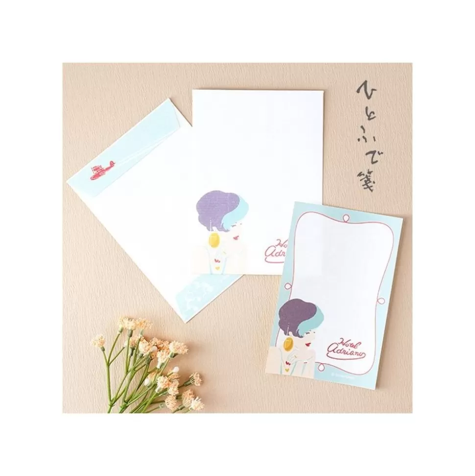 Maison Ghibli Letterset Marco - Porco Rosso- Postcards And Letter Papers