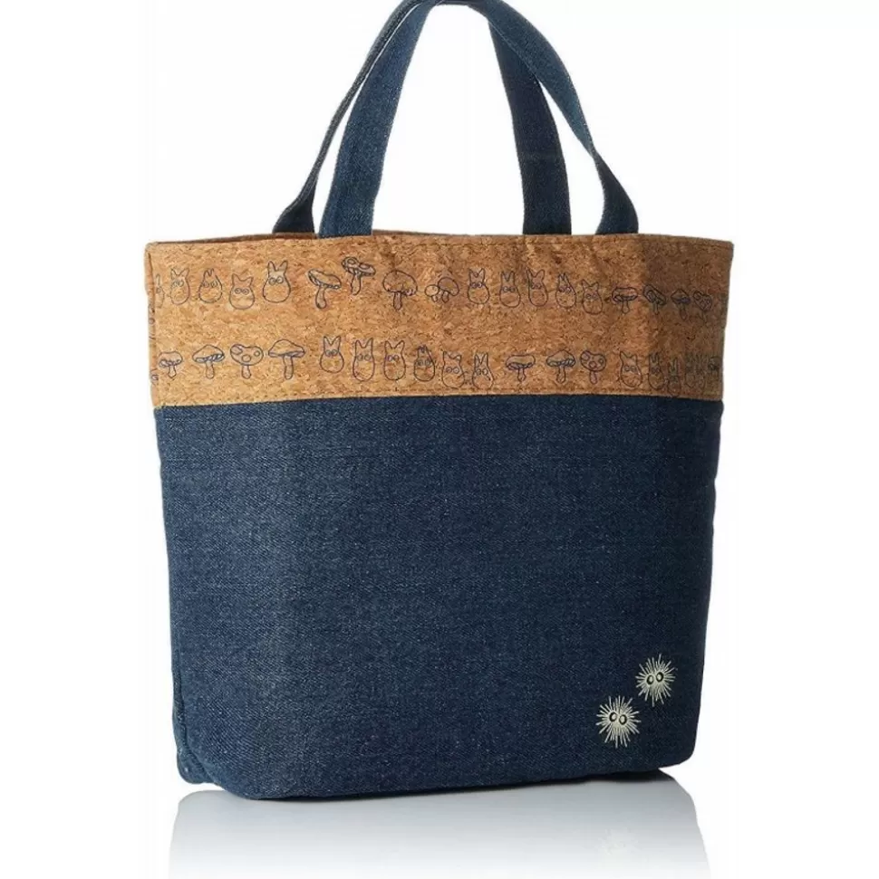 Maison Ghibli Lunch Bag Cork & Denim Style - My Neighbor Totoro- Kitchenware