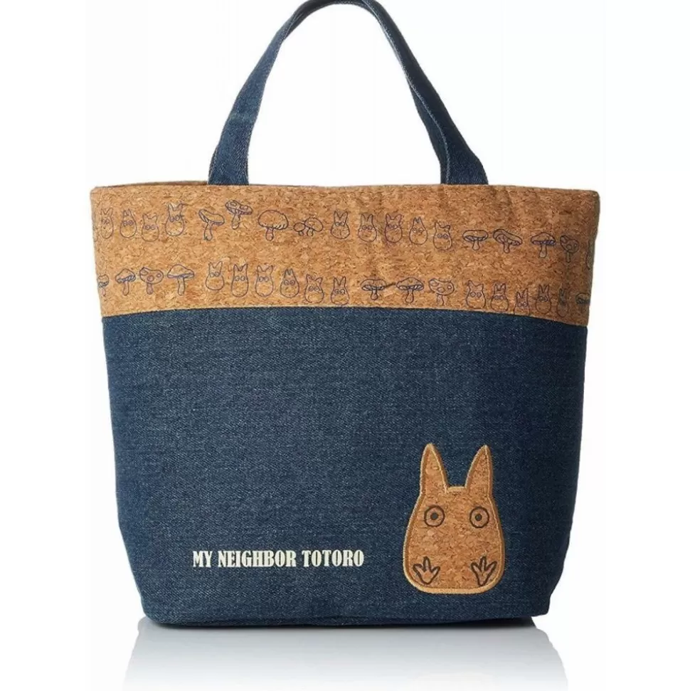 Maison Ghibli Lunch Bag Cork & Denim Style - My Neighbor Totoro- Kitchenware