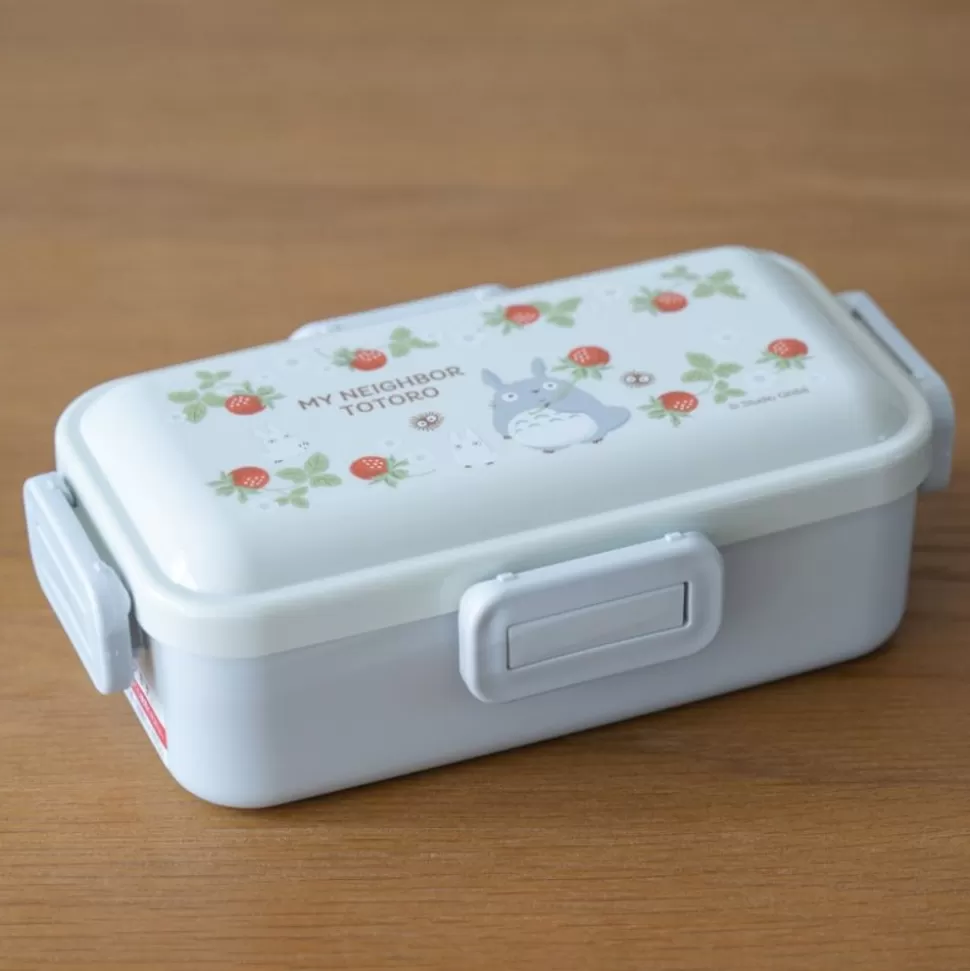 Maison Ghibli Lunch Box 4 Locks 530Ml Rasberry Collection - My Neighbor Totoro- Kitchenware