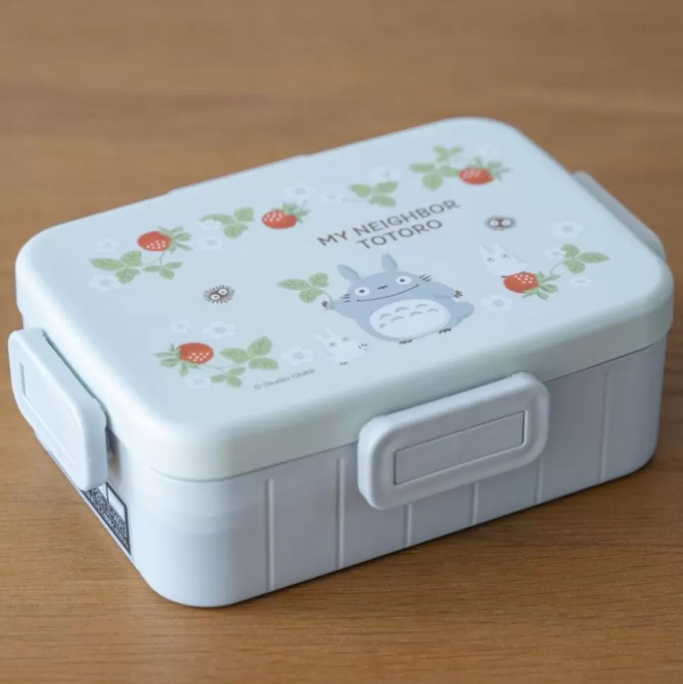 Maison Ghibli Lunch Box 4 Locks 650Ml Rasberry Collection - My Neighbor Totoro- Kitchenware