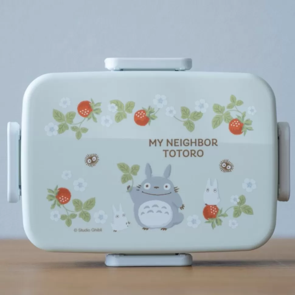 Maison Ghibli Lunch Box 4 Locks 650Ml Rasberry Collection - My Neighbor Totoro- Kitchenware