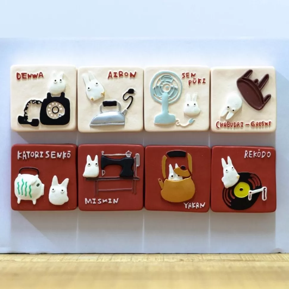 Maison Ghibli Magnet Retro Totoro White My Neighbor Totoro- Magnets