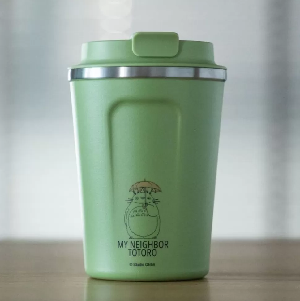 Maison Ghibli Mat Green Isothermal Mug 350Ml - My Neighbor Totoro- Kitchenware