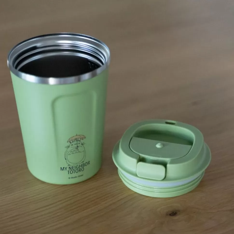Maison Ghibli Mat Green Isothermal Mug 350Ml - My Neighbor Totoro- Kitchenware
