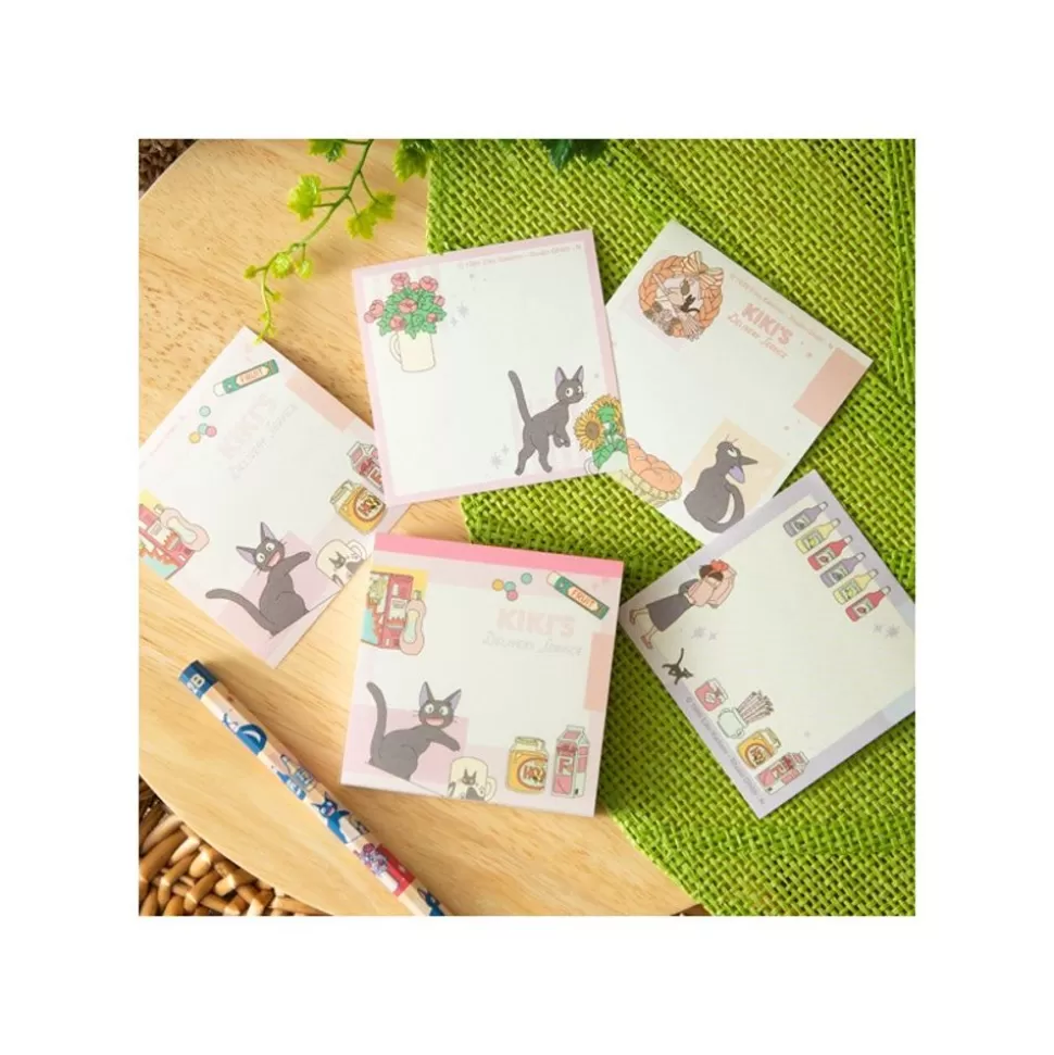 Maison Ghibli Memo Set Jiji & Kiki Shopping - Kiki'S Delivery Service- Small Equipment