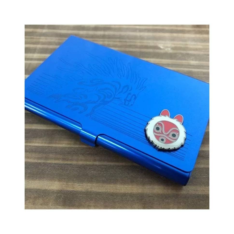 Maison Ghibli Metal Card Case Blue Spirit Of The Forest - Princesse Mononoke- Accessories