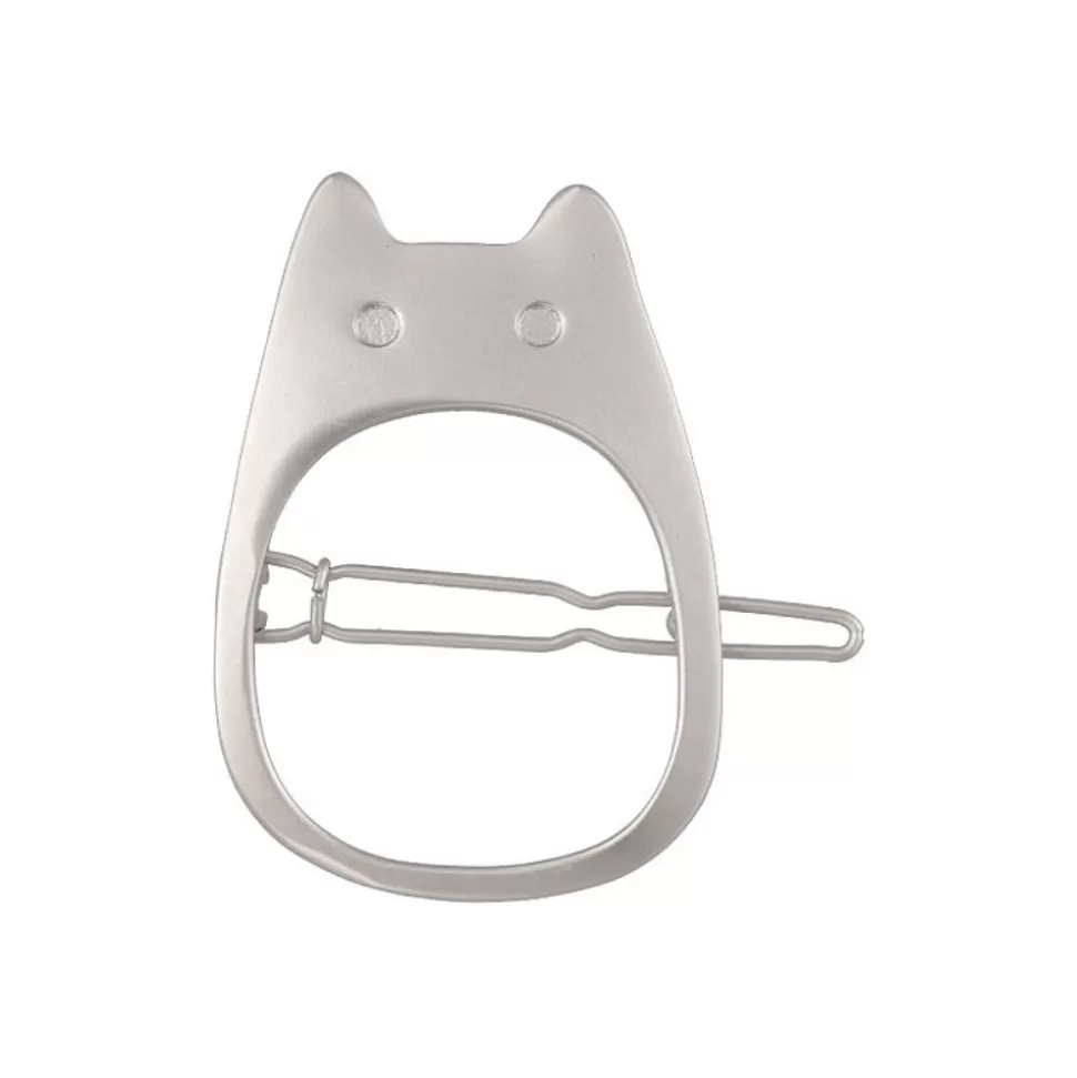 Maison Ghibli Metal Hair Clip White Totoro - My Neighbor Totoro- Jewellery