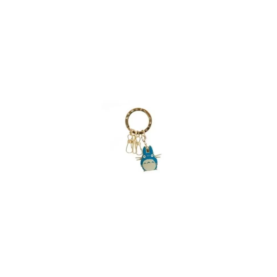 Maison Ghibli Metal Key Holder Middle Totoro - My Neighbor Totoro- Keychains
